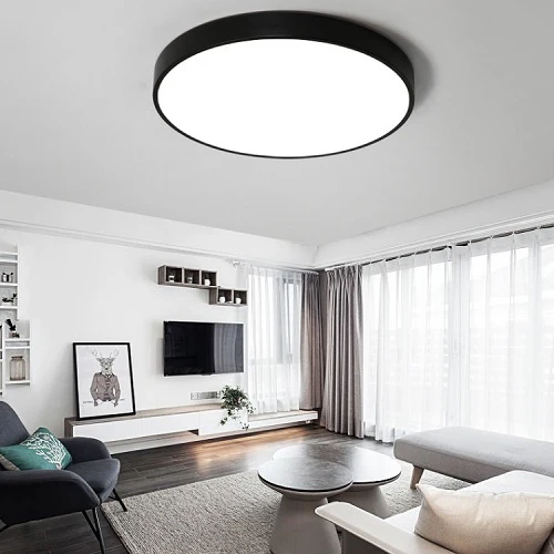 LED Elemental Round Ceiling Lamp (ultra slim) 40cm - Image 3