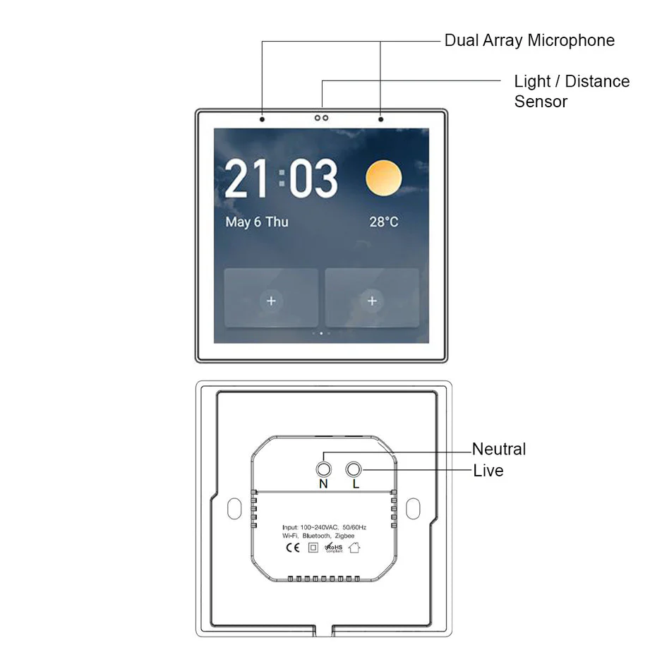 MÖWE 4" Multi-Function Smart Touch Control Panel - Image 6