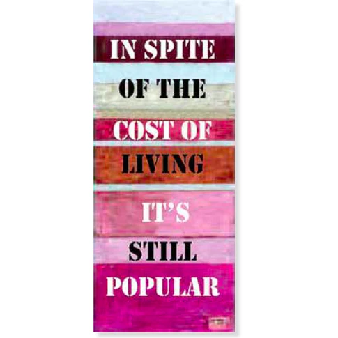 Painted Wood- Cost of Living