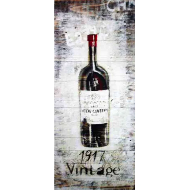 Painted Wood- Vintage 1917 Red