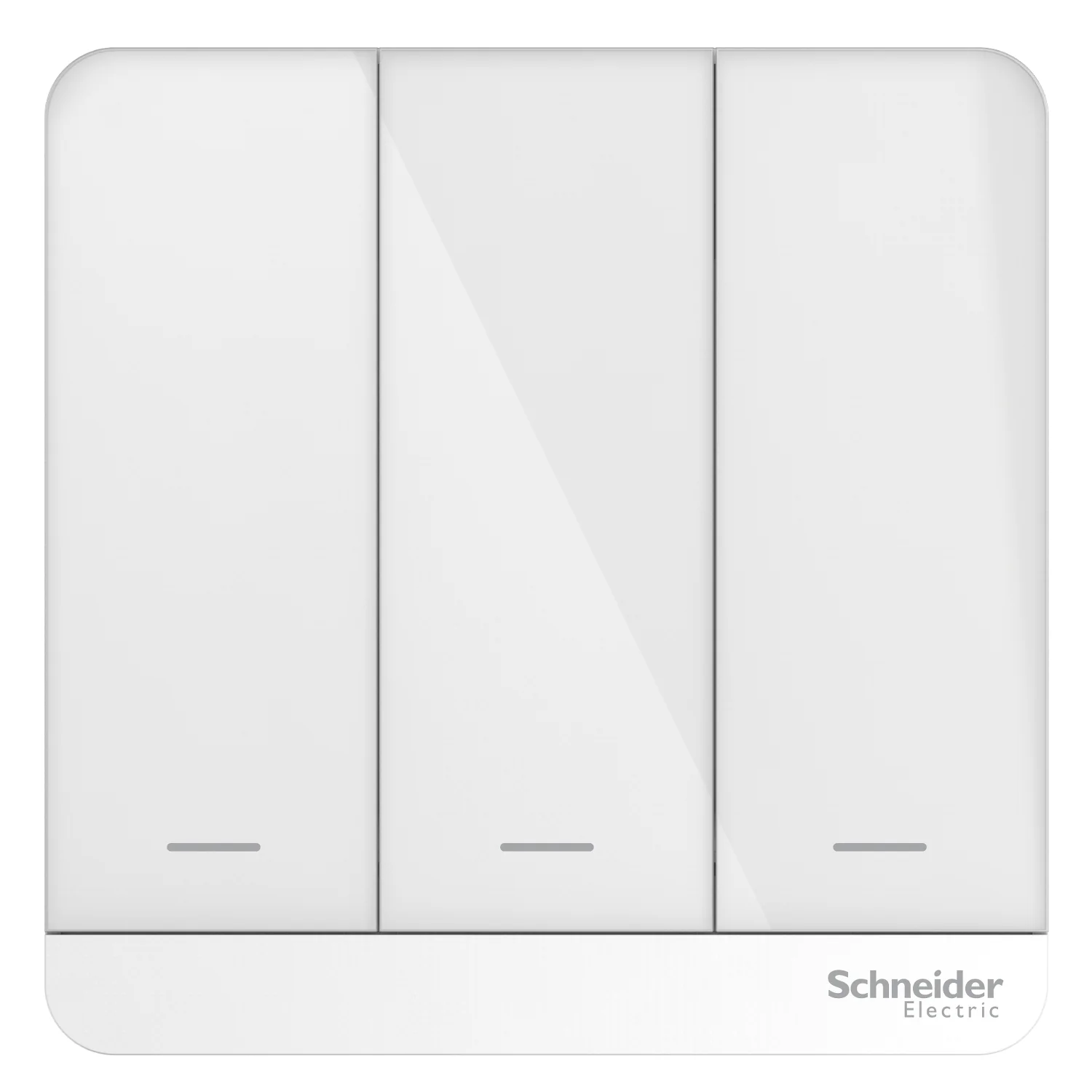 Wiser AvatarOn 3-Gang Light Switch White